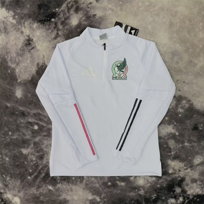 Long Sleeve 2026 Mexico White Soccer Training Sweater Brasil Shirt