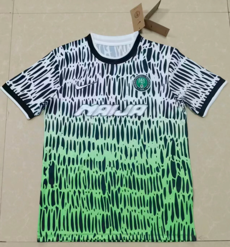 Fan Version 2026 Nigeria White/Green Soccer Training Jersey Football Shirt