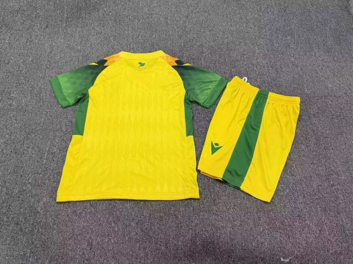 Youth Uniform Kids Kit Nantes 2026-2027 Home Soccer Jersey Shorts Child Football Set