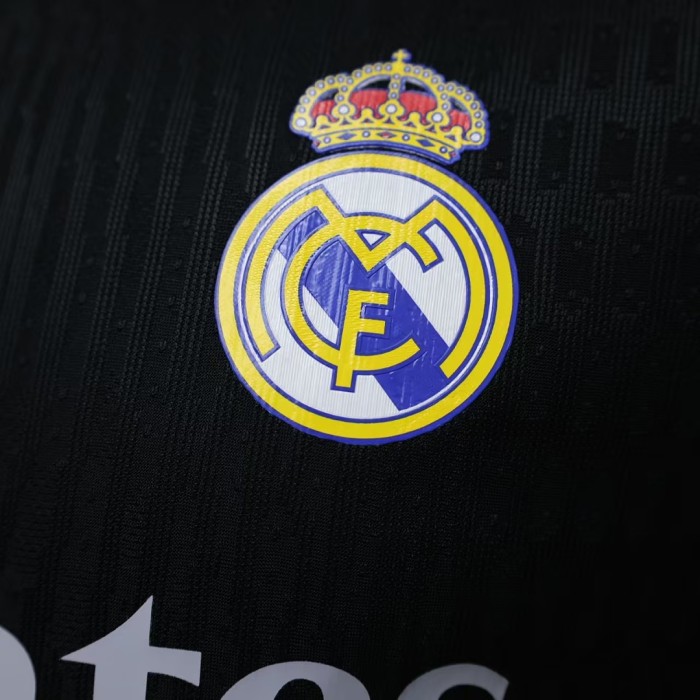 Player Version 2026-2027 Real Madrid Black Goalkeeper Soccer Jersey Real Football Shirt