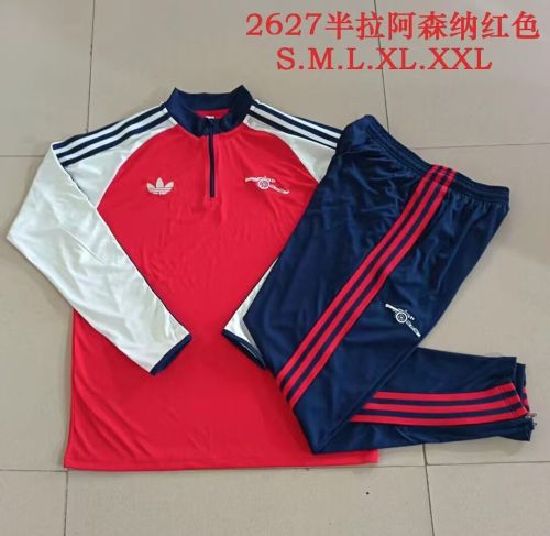 2026-2027 Arsenal red originals Soccer Training Sweater Jacket Football Jacket and Pants
