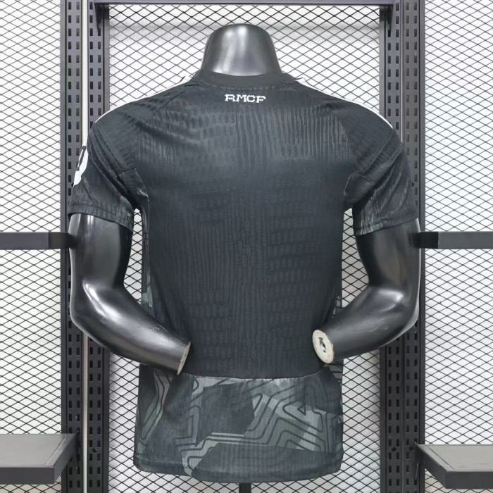 Player Version 2026-2027 Real Madrid Black Goalkeeper Soccer Jersey Real Football Shirt
