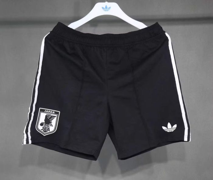 Player Version 2026 Japan Away Black Soccer Shorts Football Shorts