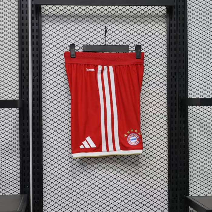 Player Version 2026-2027 Bayern Munich Home Soccer Shorts Football Shorts