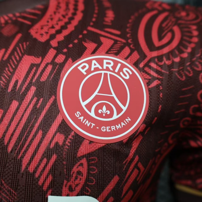 Player Version 2026-2027 PSG Red special version Soccer Jersey Paris Football Maillot