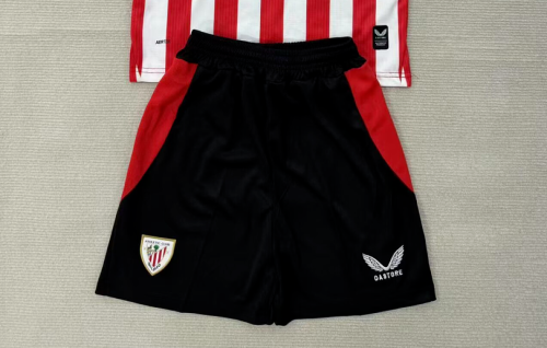 Fan Version 2026-2027 Athletic Bilbao Home Soccer Shorts Football Shorts