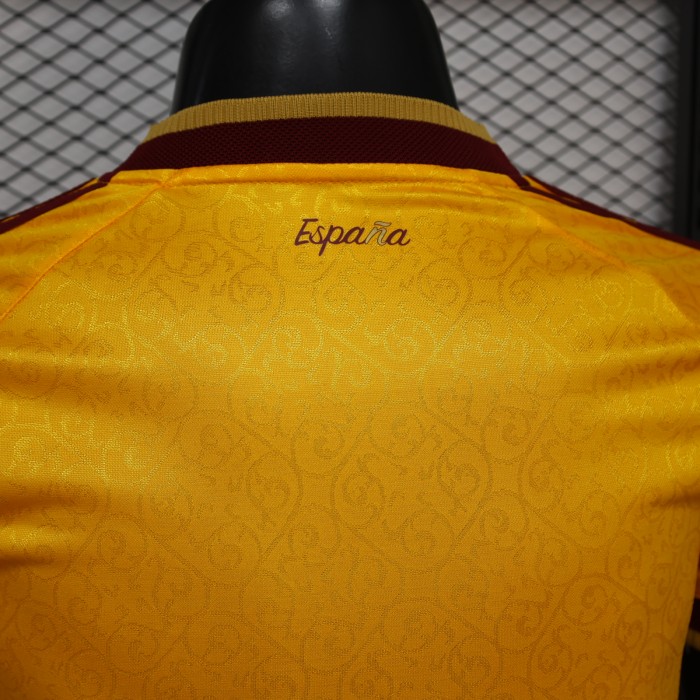 Player Version 2026 Spain Yellow Soccer Jersey España Camisetas de Futbol