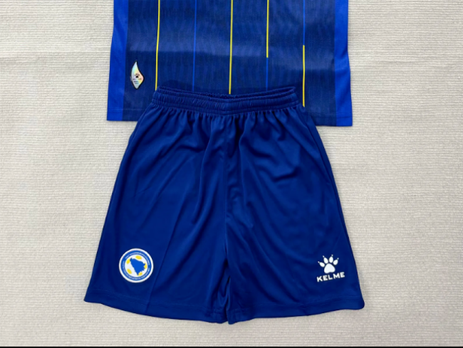 Fan Version 2026-2027 Bosnia and Herzegovina Home Soccer Shorts Football Shorts