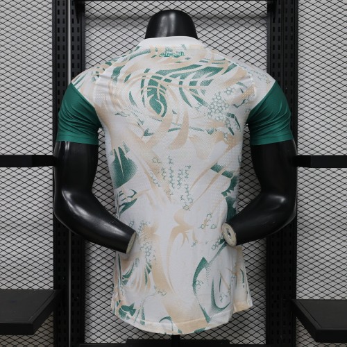 Player Version 2026 Algeria Green/White Soccer Training Jersey Football Shirt