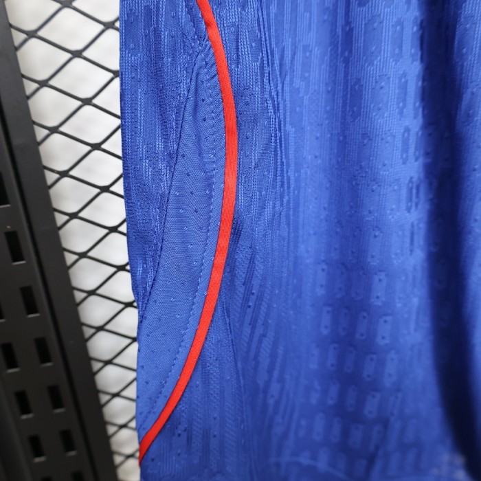 Player Version 2026 Croatia Away Blue Soccer Shorts Football Shorts