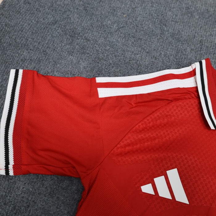 Player Version Adult Uniform 2026-2027 Manchester United Home Soccer Jersey Shorts Men's Man United Football Kit