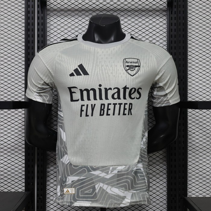 Player Version 2026-2027 Arsenal Grey Goalkeeper Soccer Jersey Football Shirt