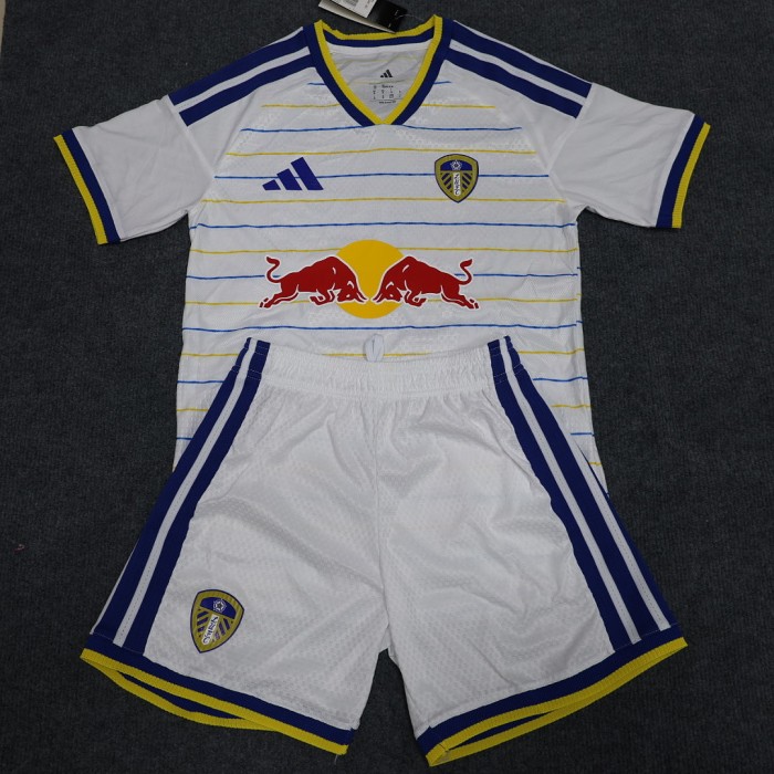 Player Version Adult Uniform 2026-2027 Leeds United Home Soccer Jersey Shorts Men's Football Set