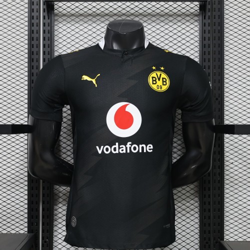 Player Version 2026-2027 Borussia Dortmund Away Black Soccer Jersey BVB Football Shirt