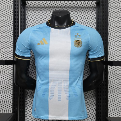 Player Version 2026 Argentina Blue/White Soccer Jersey Camisetas de Futbol