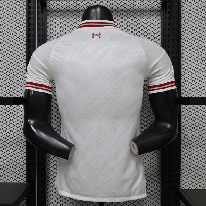 Player Version 2026-2027 Liverpool Away White Soccer Jersey Football Shirt