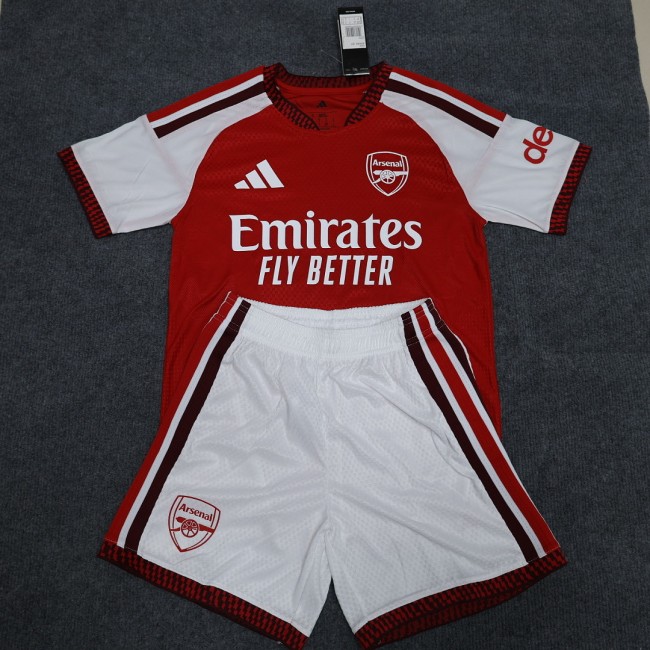 Player Version Adult Uniform 2026-2027 Arsenal Home Soccer Jersey Shorts Men's Football Kit