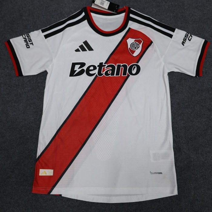 Player Version Adult Uniform 2026-2027 River Plate Home Soccer Jersey Shorts Men's Football Kit