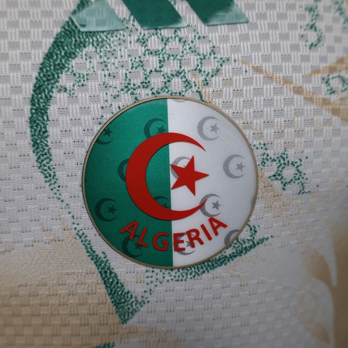 Player Version 2026 Algeria Green/White Soccer Training Jersey Football Shirt