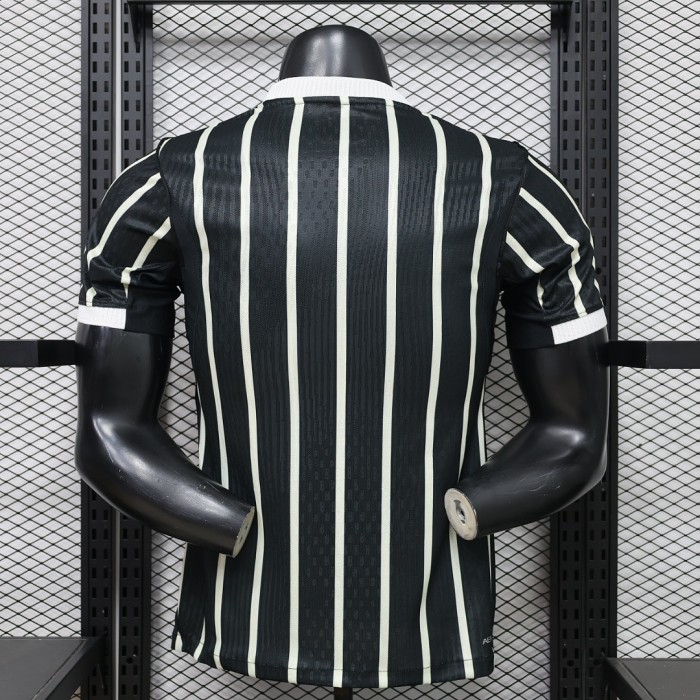 Player Version 2026-2027 Corinthians Away Black Soccer Jersey Camisetas de Futbol