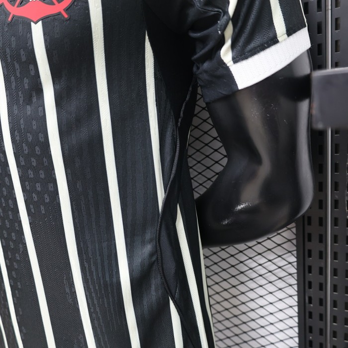 Player Version 2026-2027 Corinthians Away Black Soccer Jersey Camisetas de Futbol