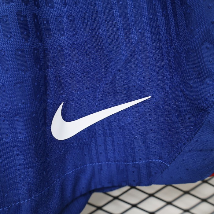 Player Version 2026 Croatia Away Blue Soccer Shorts Football Shorts