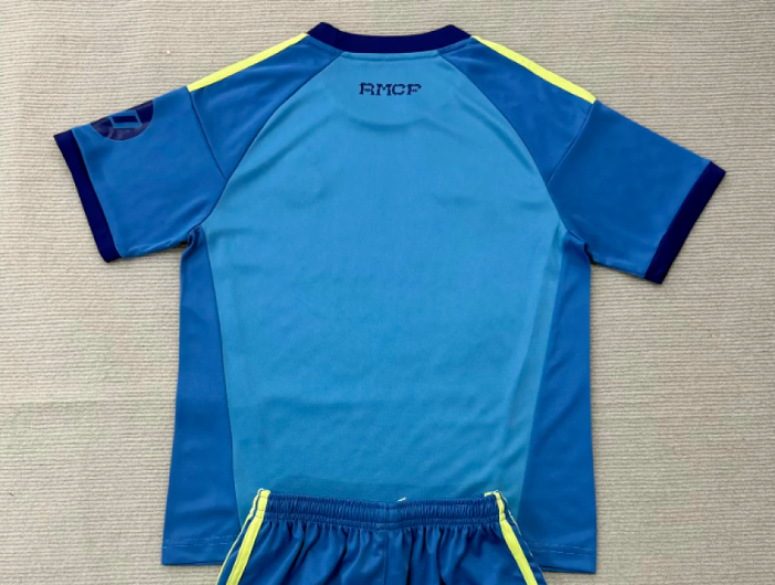 Fan Version 2026-2027 Real Madrid Blue Goalkeeper Soccer Jersey Real Football Shirt
