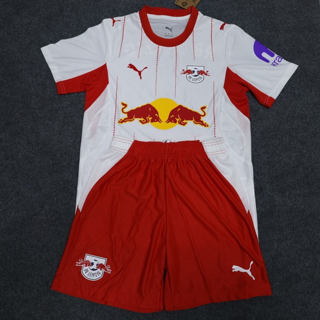 Player Version Adult Uniform 2026-2027 RB Leipzig Home Soccer Jersey Shorts Men's Football Kit