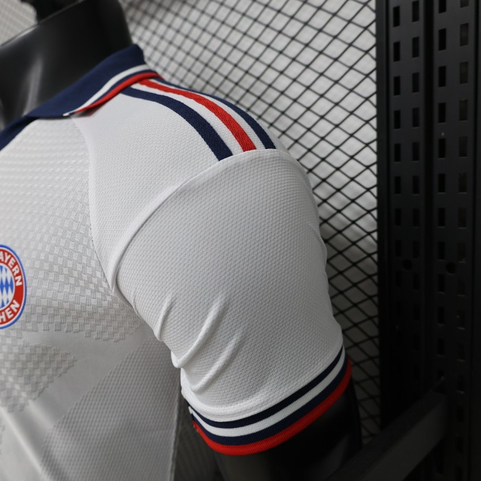 Player Version 2026-2027 Bayern Munich Away White Soccer Jersey Bayern Munchen Football Shirt