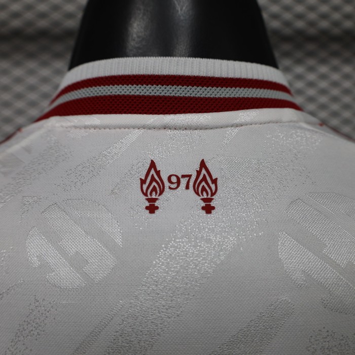 Player Version 2026-2027 Liverpool Away White Soccer Jersey Football Shirt