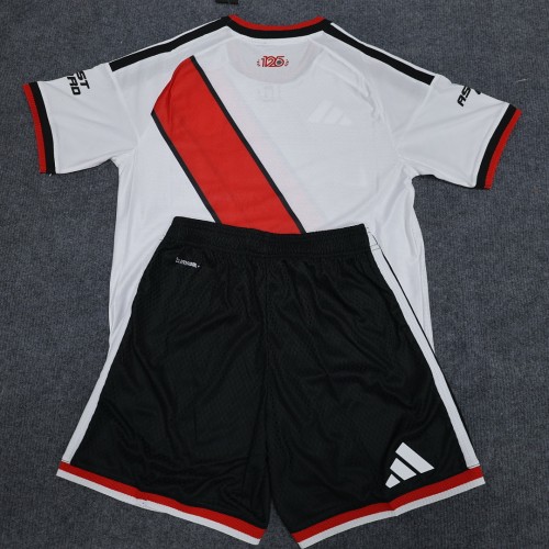 Player Version Adult Uniform 2026-2027 River Plate Home Soccer Jersey Shorts Men's Football Kit