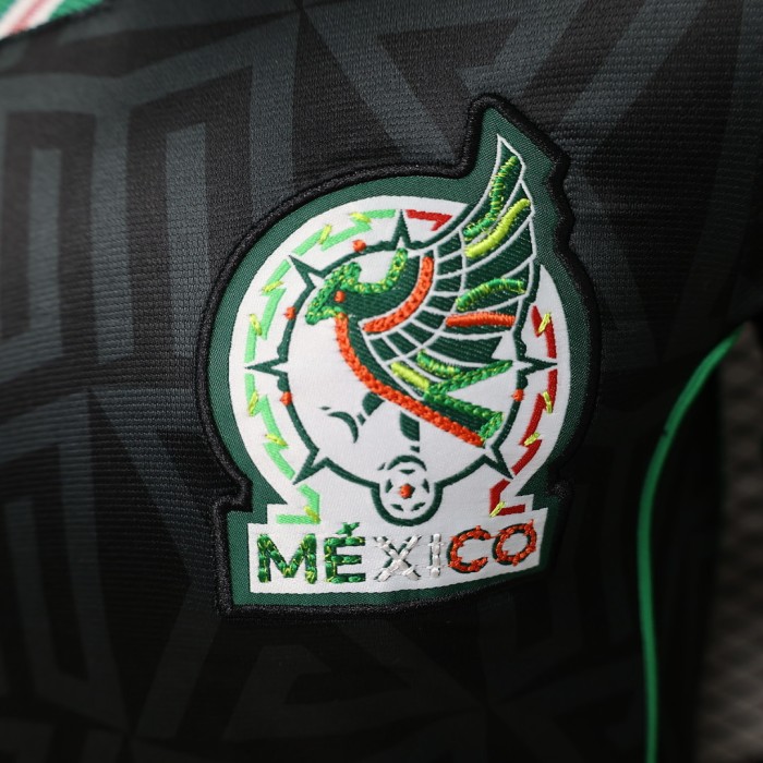 Player Version 2026 Mexico Black Retro Model Soccer Jersey Football Shirt