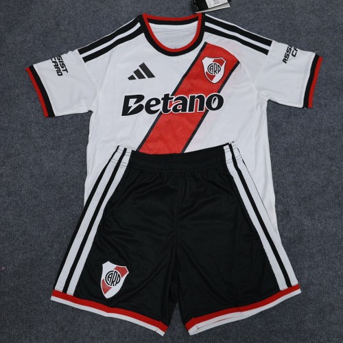 Player Version Adult Uniform 2026-2027 River Plate Home Soccer Jersey Shorts Men's Football Kit