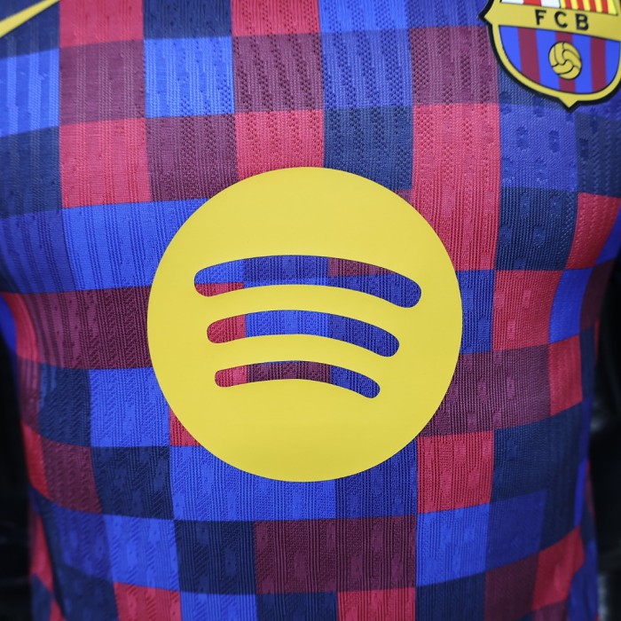 Barca Camisetas de Futbol Player Version 2026-2027 Barcelona Colorful Soccer Pre-match Jersey