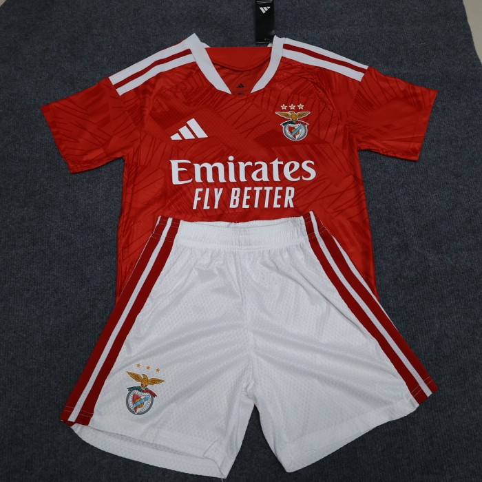 Player Version Adult Uniform 2026-2027 Benfica Home Soccer Jersey Shorts Men's Football Kit