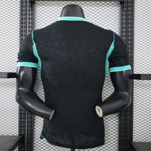 Player Version 2026 Brazil Black/Green Soccer Jersey Brasil Camisetas de Futbol
