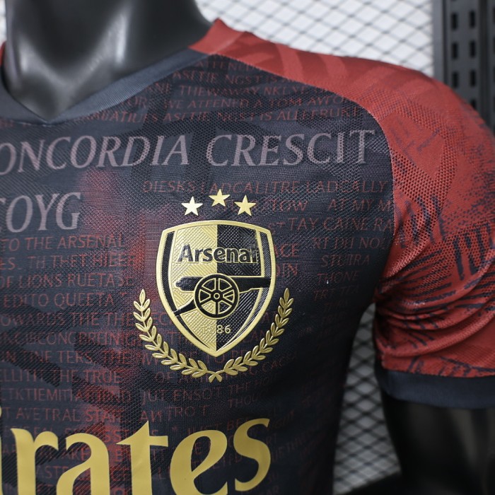 Player Version 2026-2027 Arsenal Black/Red Soccer Jersey Football Shirt