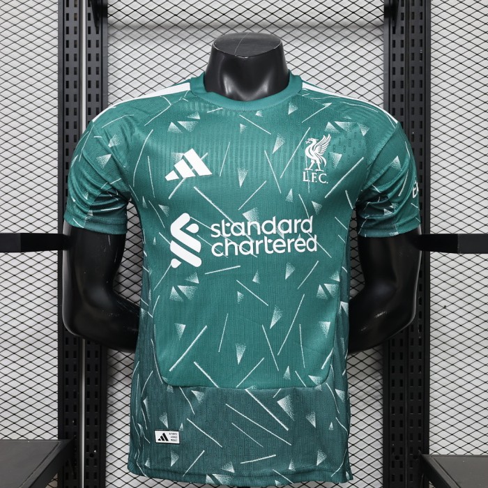 Player Version 2026-2027 Liverpool Green Goalkeeper Soccer Jersey Football Shirt