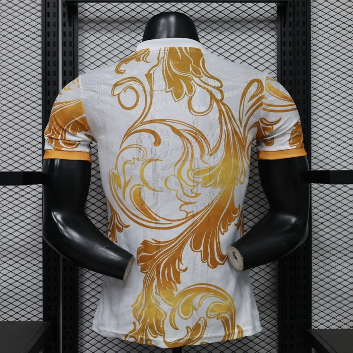 Player Version 2026 Argentina White/Golden Soccer Jersey Camisetas de Futbol