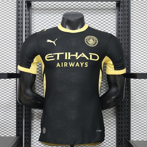Player Version 2026-2027 Manchester City Away Black Soccer Jersey Man City Football Shirt