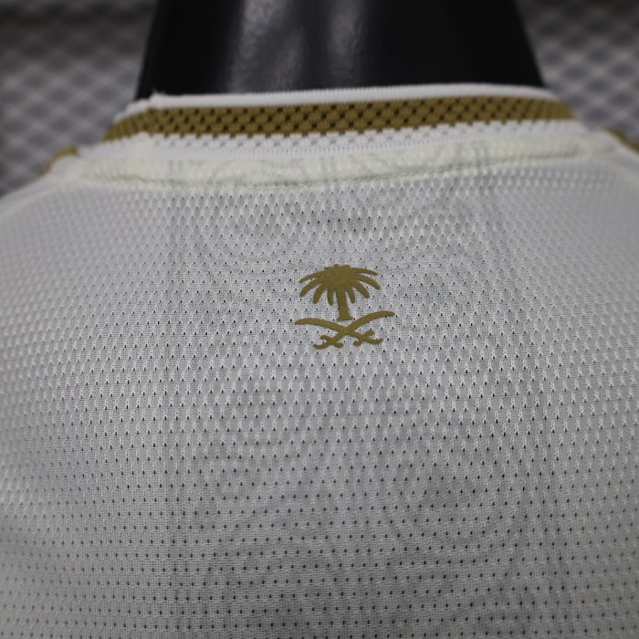 without Sponor Logo Player Version 2026-2027 Al Nassr Away White Soccer Jersey Football Shirt