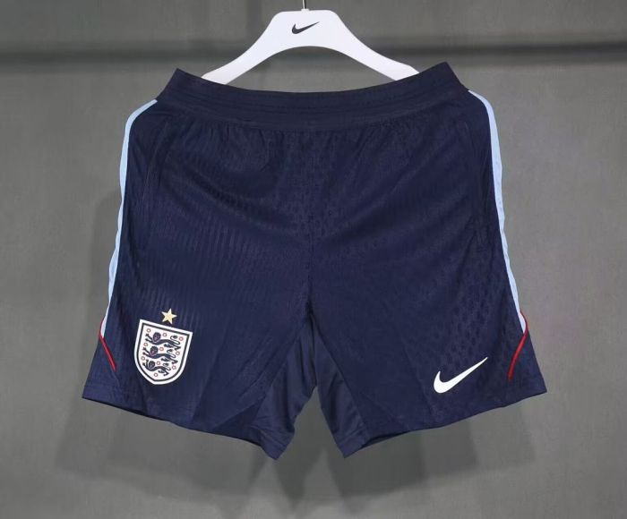 Player Version 2026 England Dark Blue Soccer Training Shorts Brasil Football Shorts