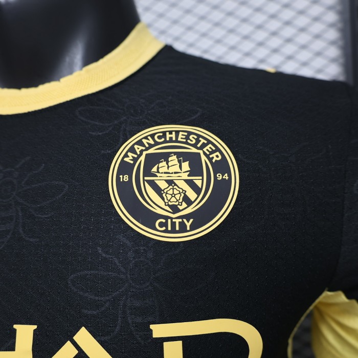 Player Version 2026-2027 Manchester City Away Black Soccer Jersey Man City Football Shirt