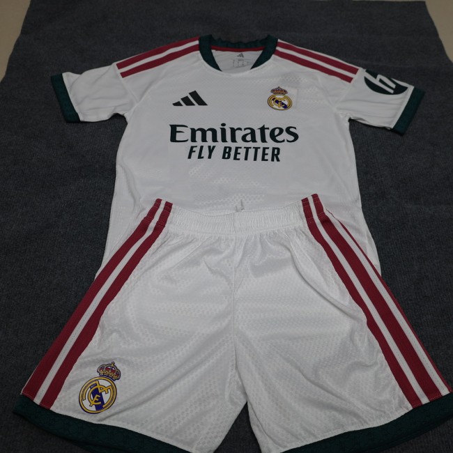 Player Version Adult Uniform 2026-2027 Real Madrid Home Soccer Jersey Shorts Men's Football Kit