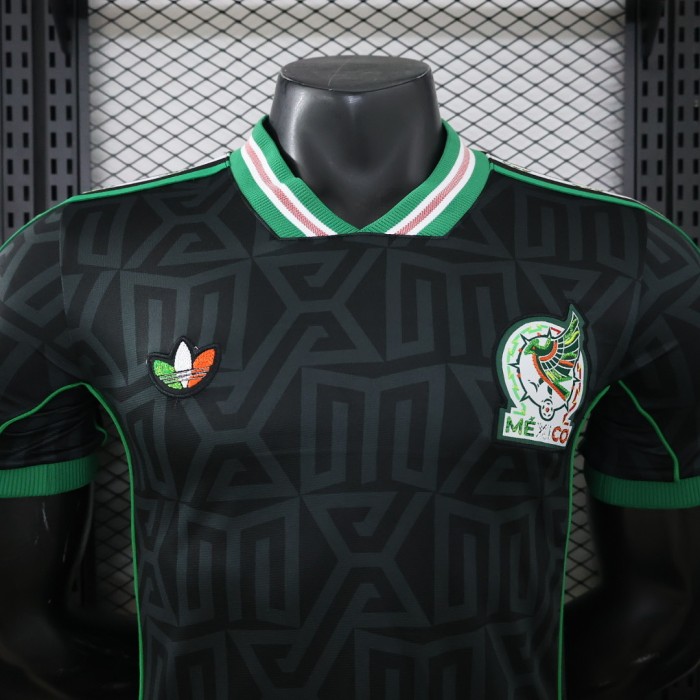 Player Version 2026 Mexico Black Retro Model Soccer Jersey Football Shirt