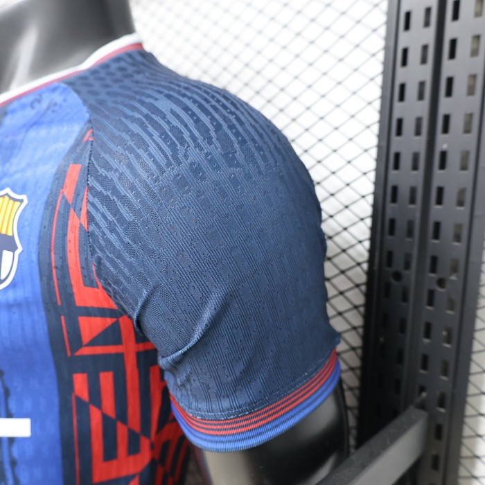 Barca Camisetas de Futbol Player Version 2026-2027 Barcelona Blue/Red Special Edition Soccer Jersey