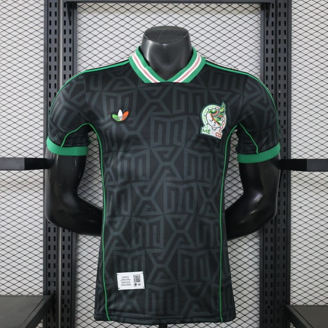 Player Version 2026 Mexico Black Retro Model Soccer Jersey Football Shirt