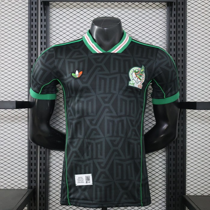 Player Version 2026 Mexico Black Retro Model Soccer Jersey Football Shirt