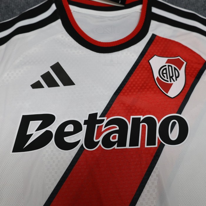 Player Version Adult Uniform 2026-2027 River Plate Home Soccer Jersey Shorts Men's Football Kit