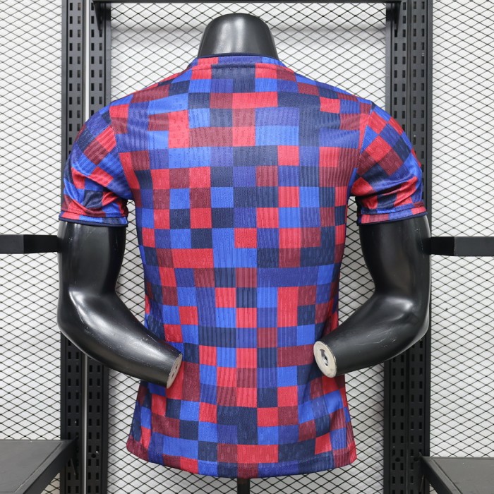 Barca Camisetas de Futbol Player Version 2026-2027 Barcelona Colorful Soccer Pre-match Jersey